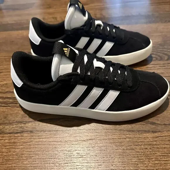 ADIDAS Black & White Gazelle ADV Shoes US M8 /W9 - Picture 3 of 9
